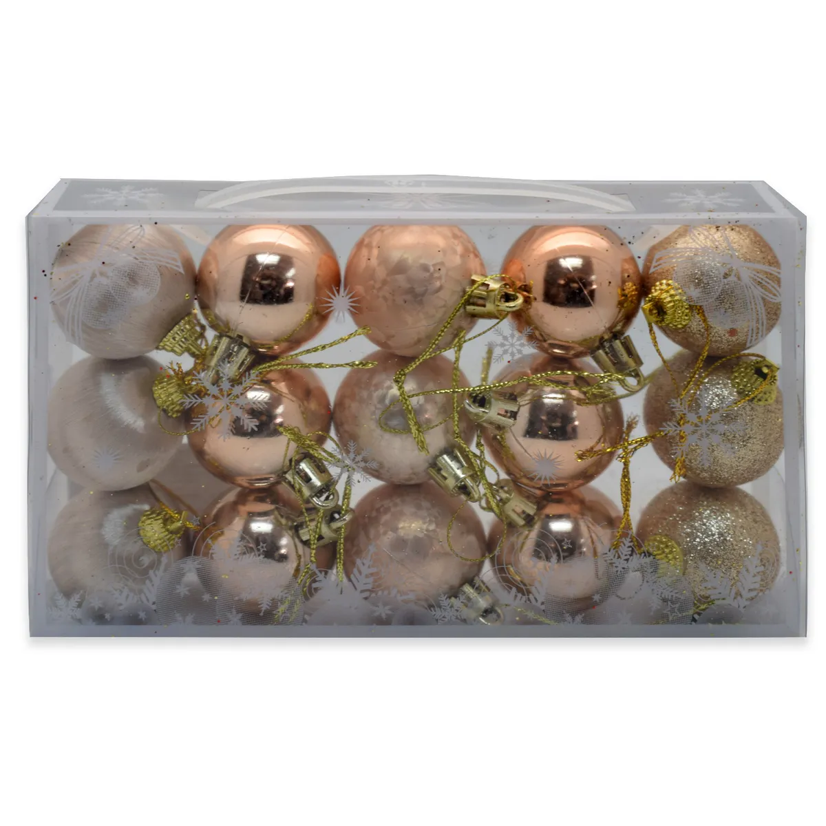 BIG PARTY - Esfera Navideña 4 cm 15 Piezas Big Party