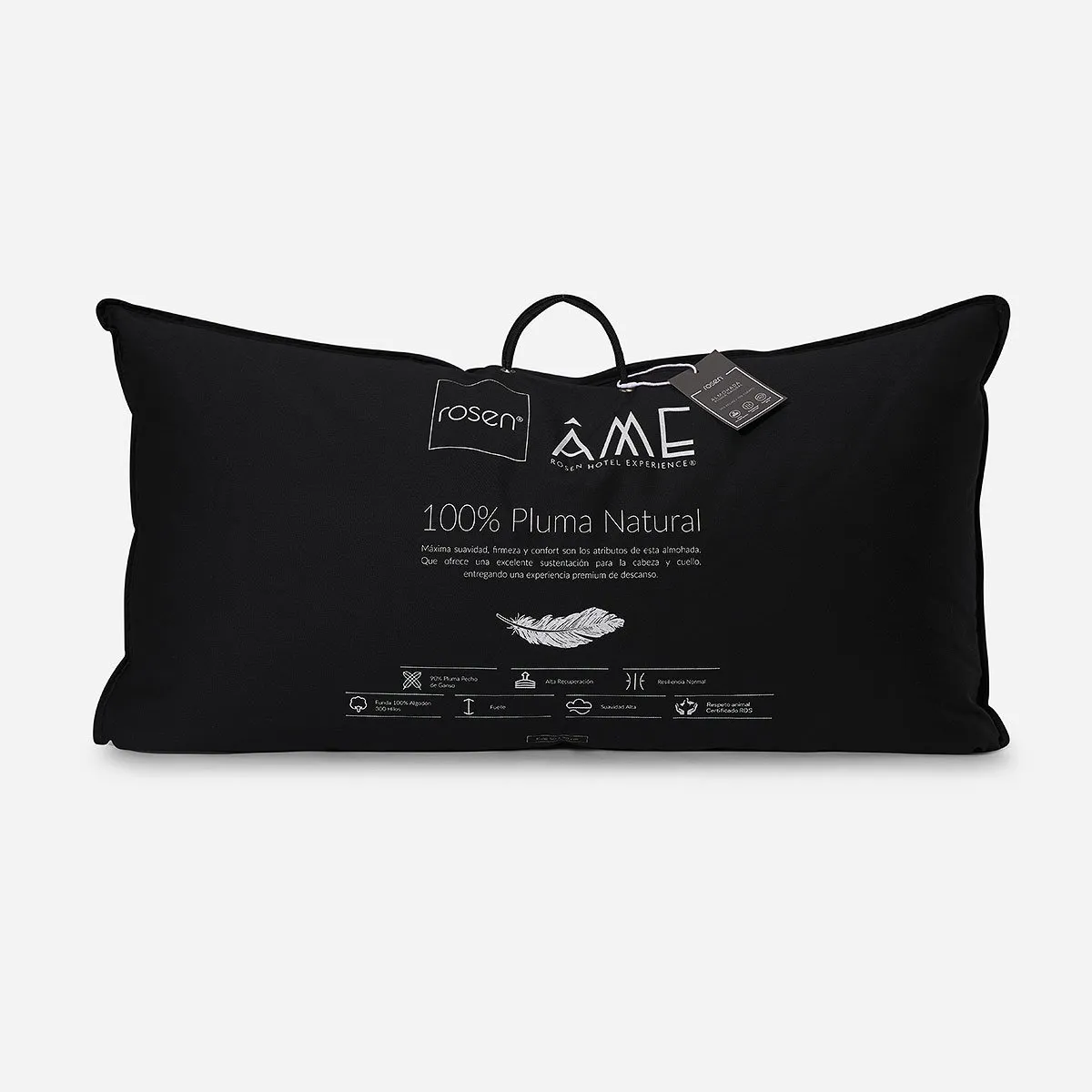 ROSEN - Almohada Rosen Pluma Natural Ame 90% Wgd King 50x90 Cm