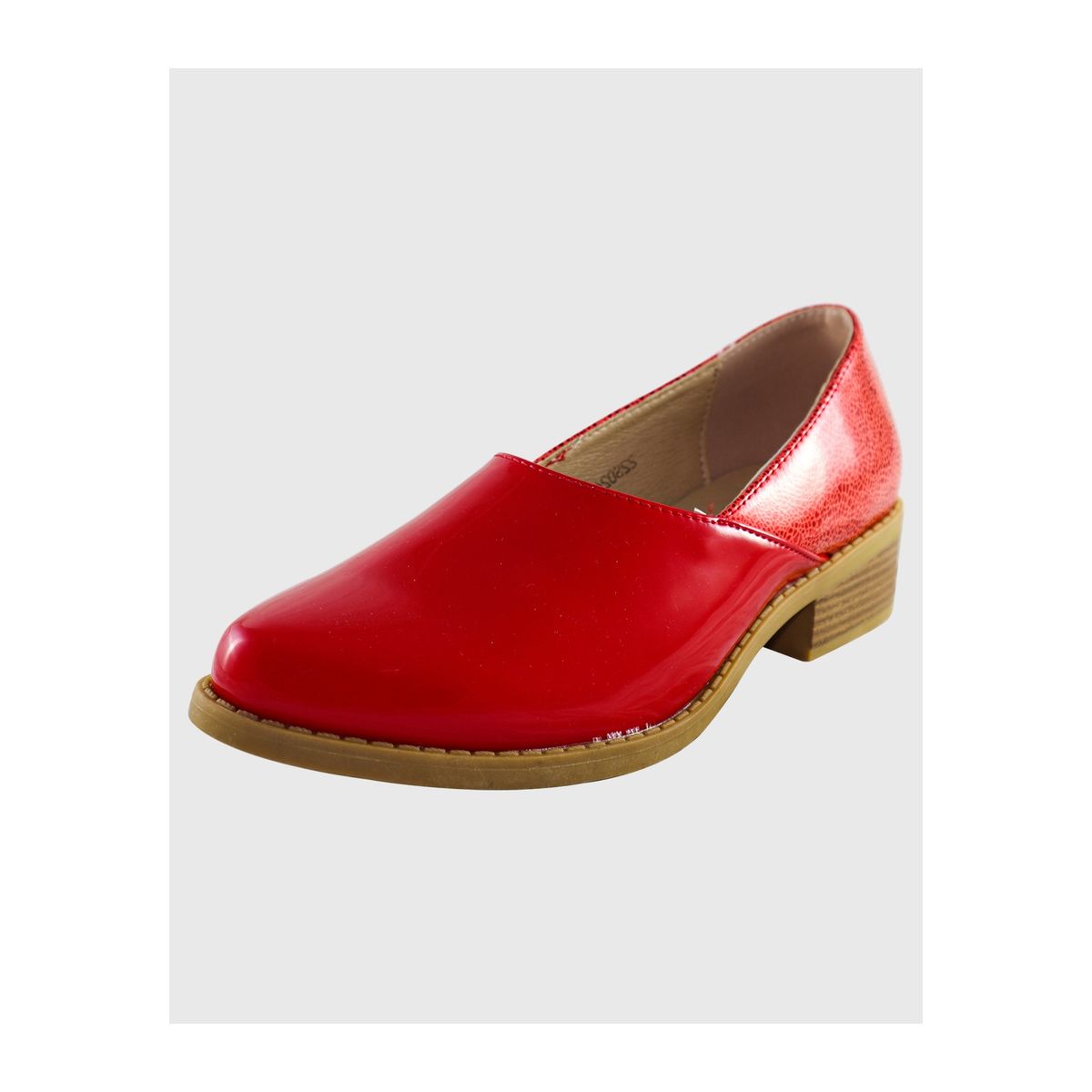 DINASTELLA - Zapato bajo mirror Rojo