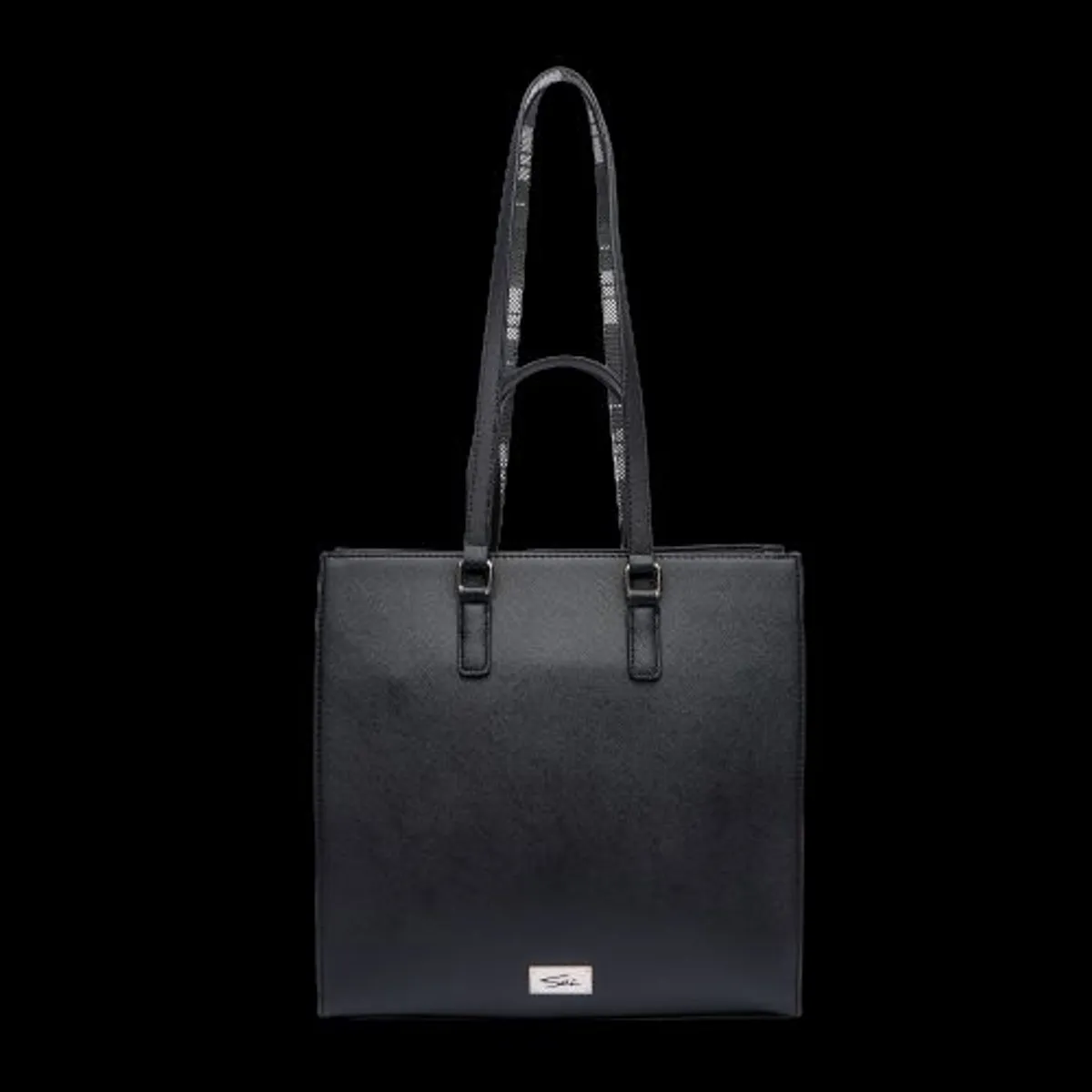 SEI - Cartera Clasic Tela Escoces Negro 27430 Sei
