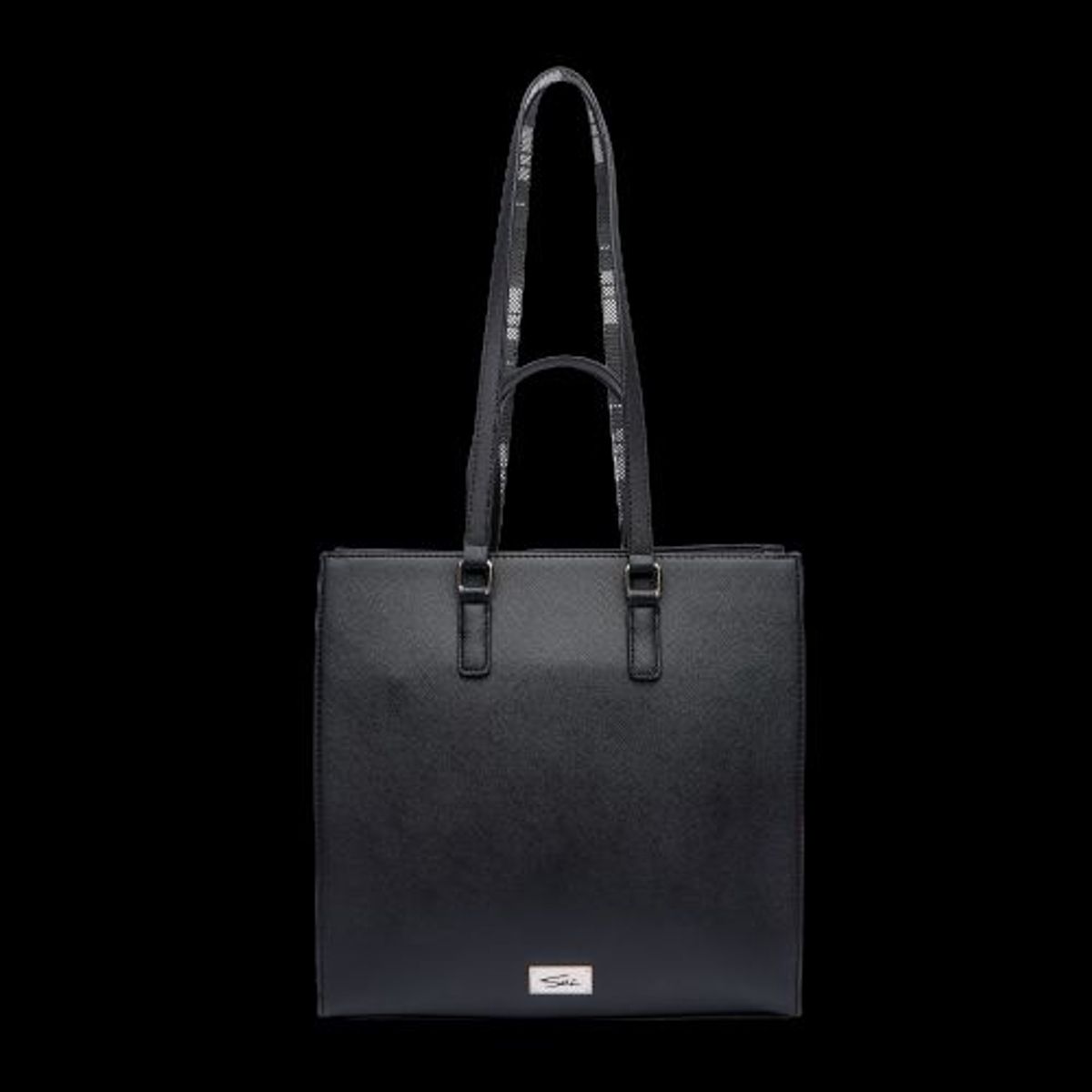 SEI - Cartera Clasic Tela Escoces Negro 27430 Sei