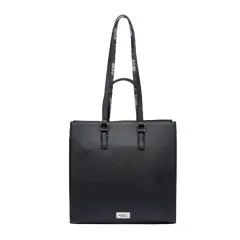 SEI - Cartera Clasic Tela Escoces Negro 27430