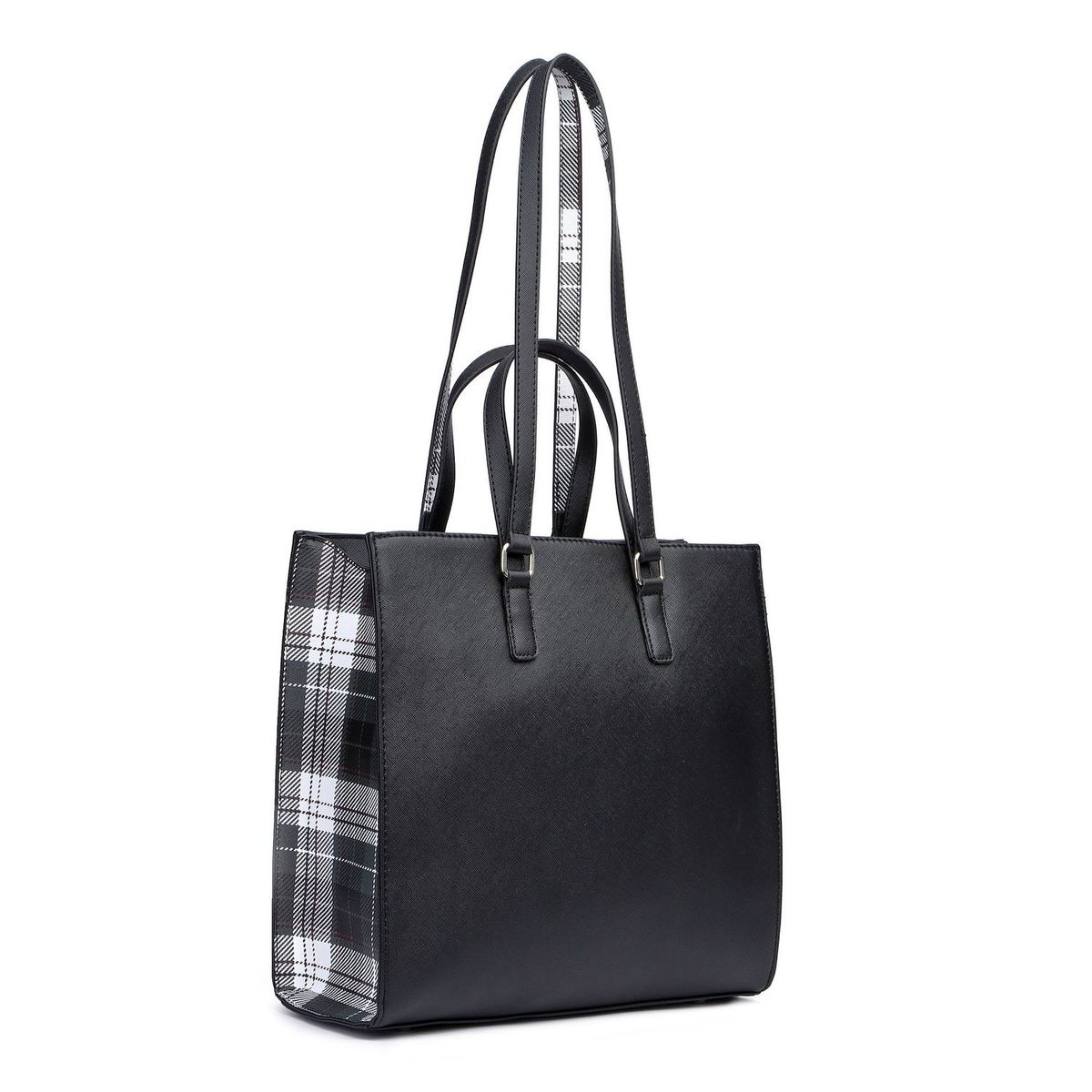 SEI - Cartera Clasic Tela Escoces Negro 27430 Sei