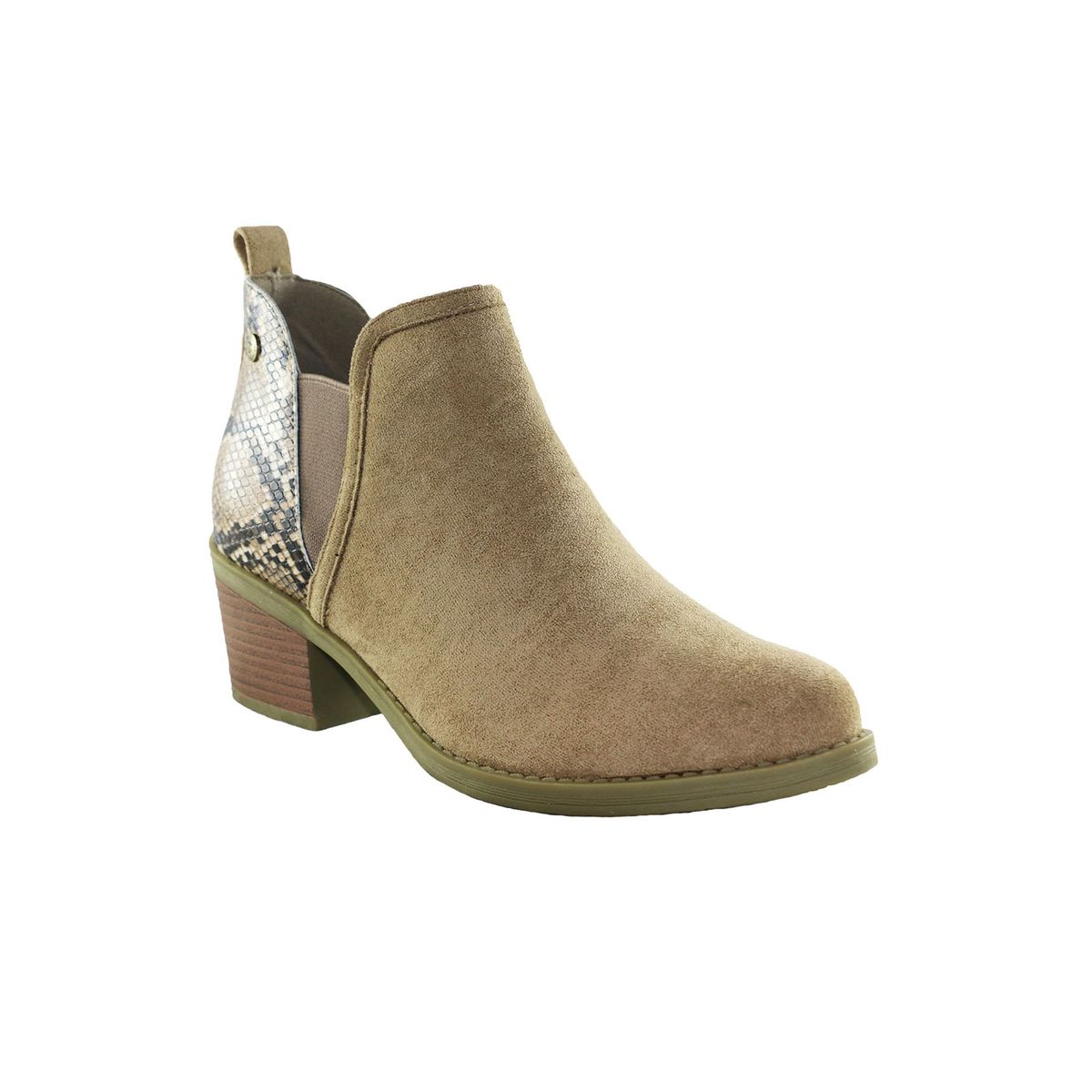 DANICOLLE - Botín Bi V elasticado Khaki Danicolle DANICOLLE