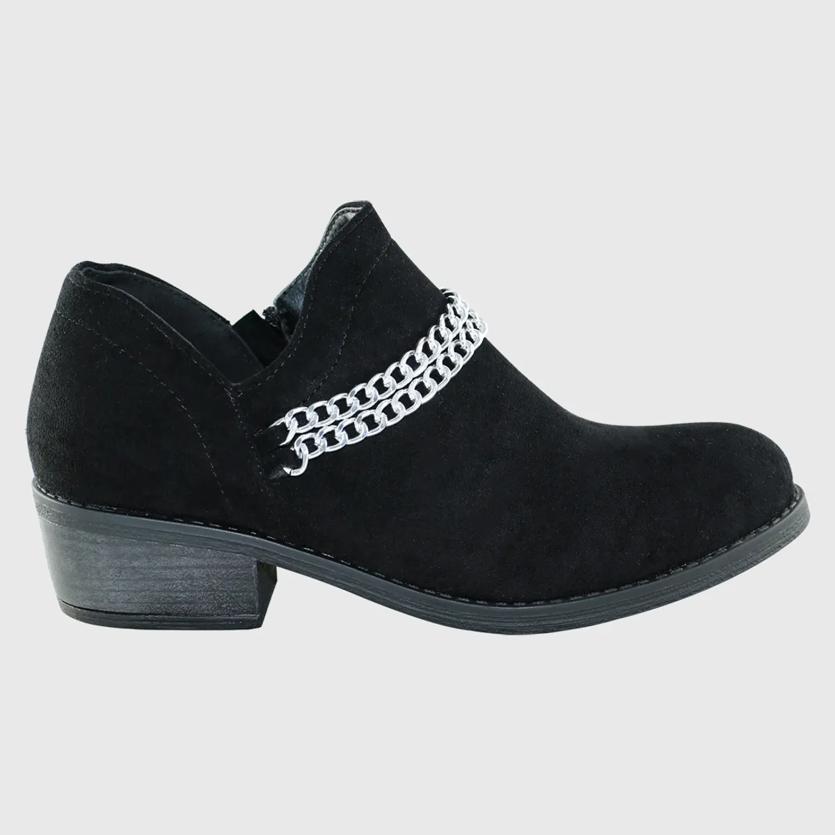 DINASTELLA - Botin plano, con cierre color negro Danicolle
