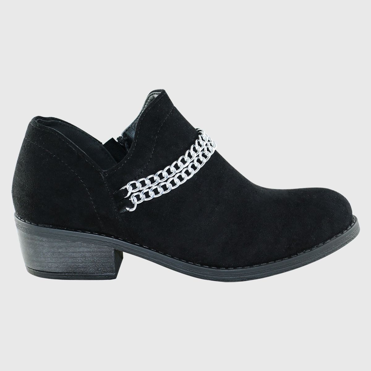 DINASTELLA - Botin plano, con cierre color negro Danicolle