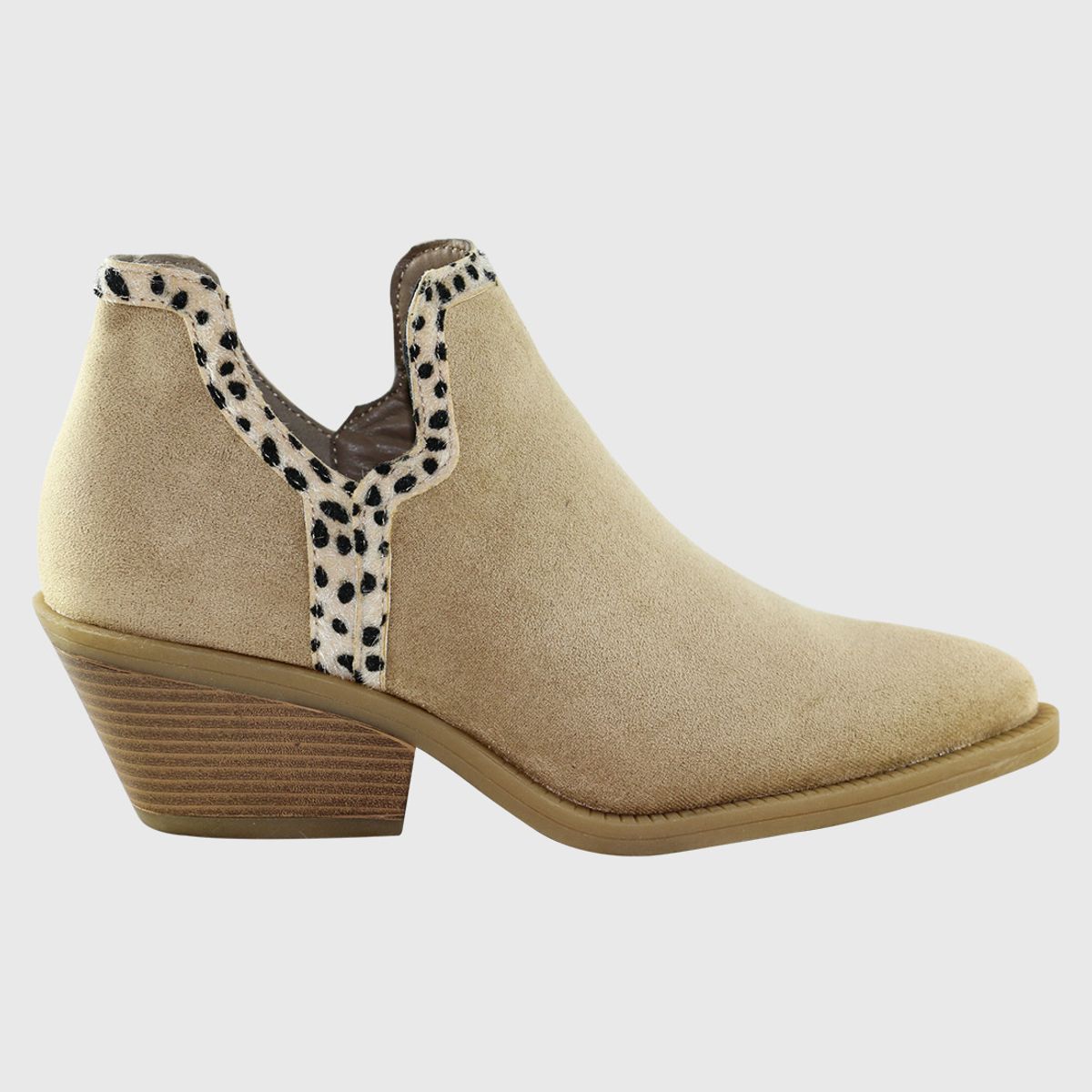 DINASTELLA - Botin Puntiagudo Leopard Khaki Danicolle