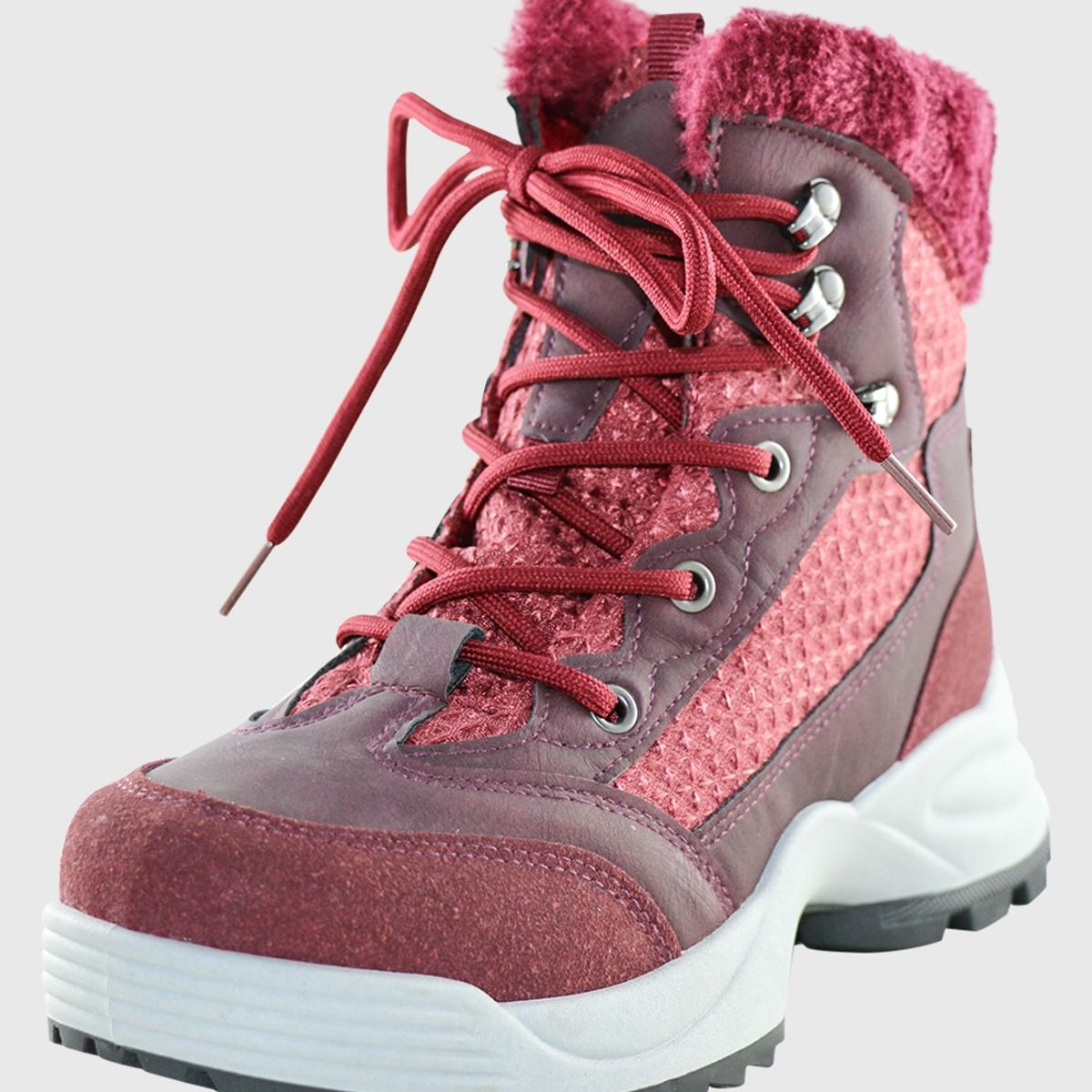 DINASTELLA - Botin furry Rojo Danicolle