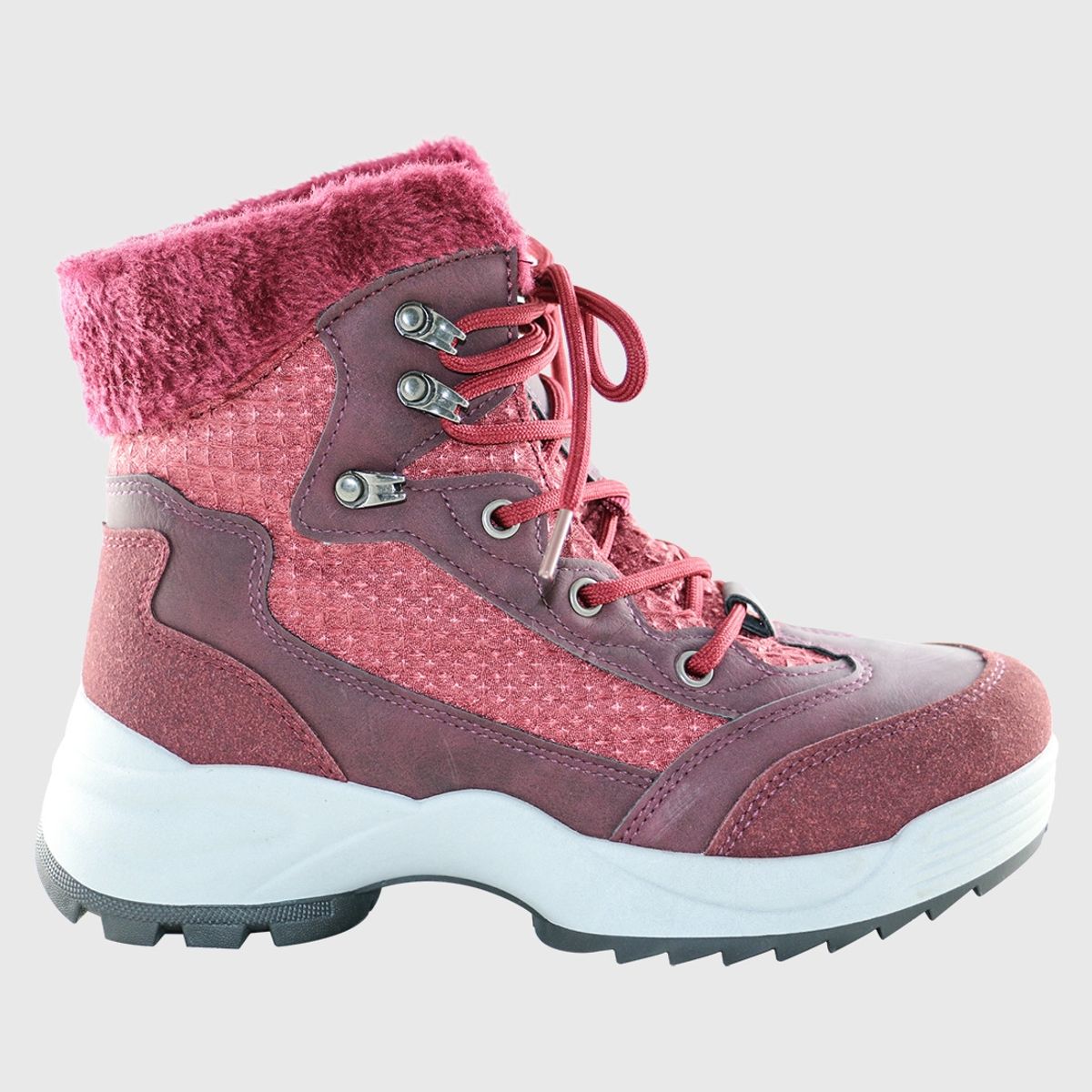 DINASTELLA - Botin furry Rojo Danicolle