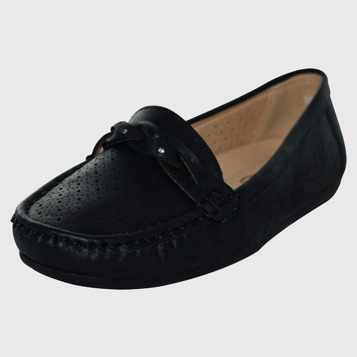 DINASTELLA - Mocasion Trenza Negro Danicolle