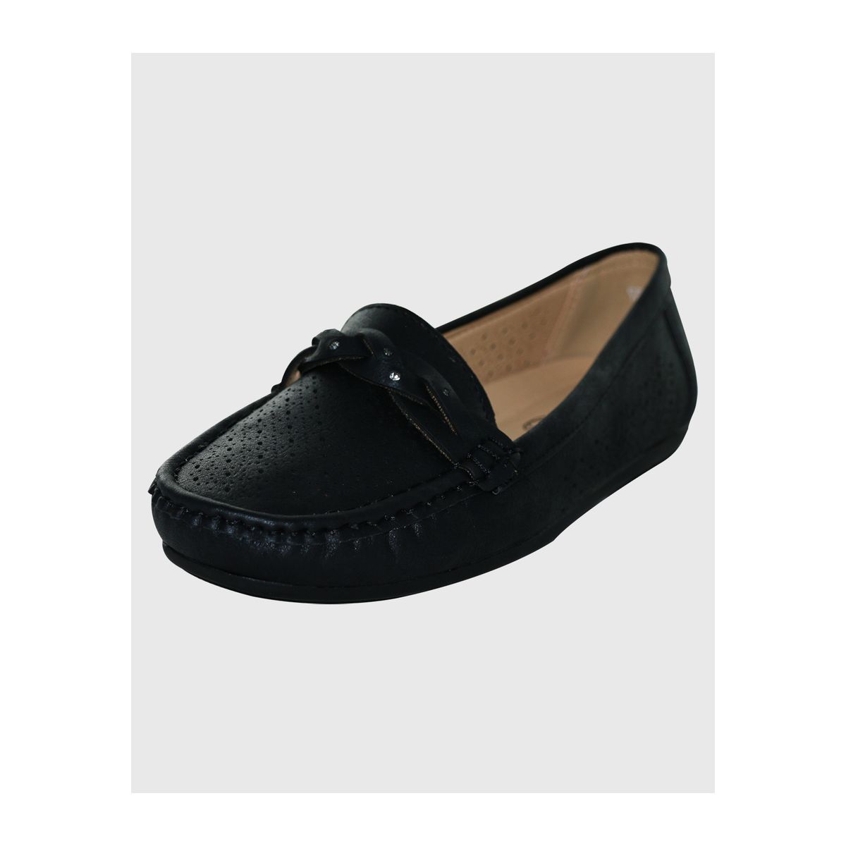 DINASTELLA - Mocasion Trenza Negro Danicolle