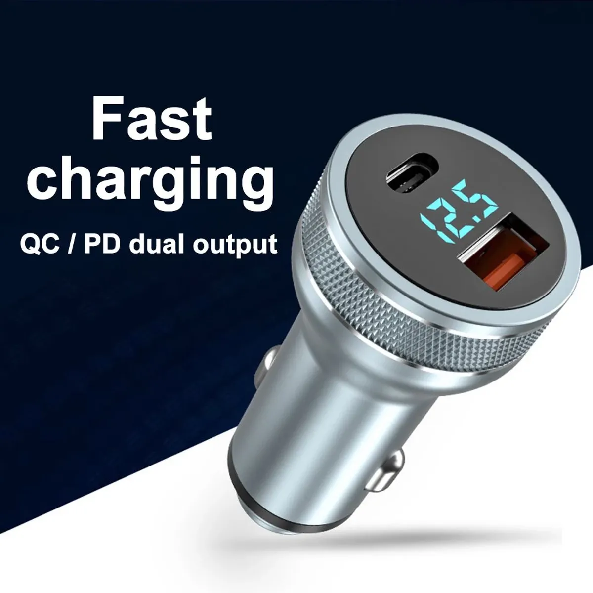 KUULAA - Cargador Auto Para iPhone 12 13 14/Samsung- Tipo C PD 54w Carga Rápida