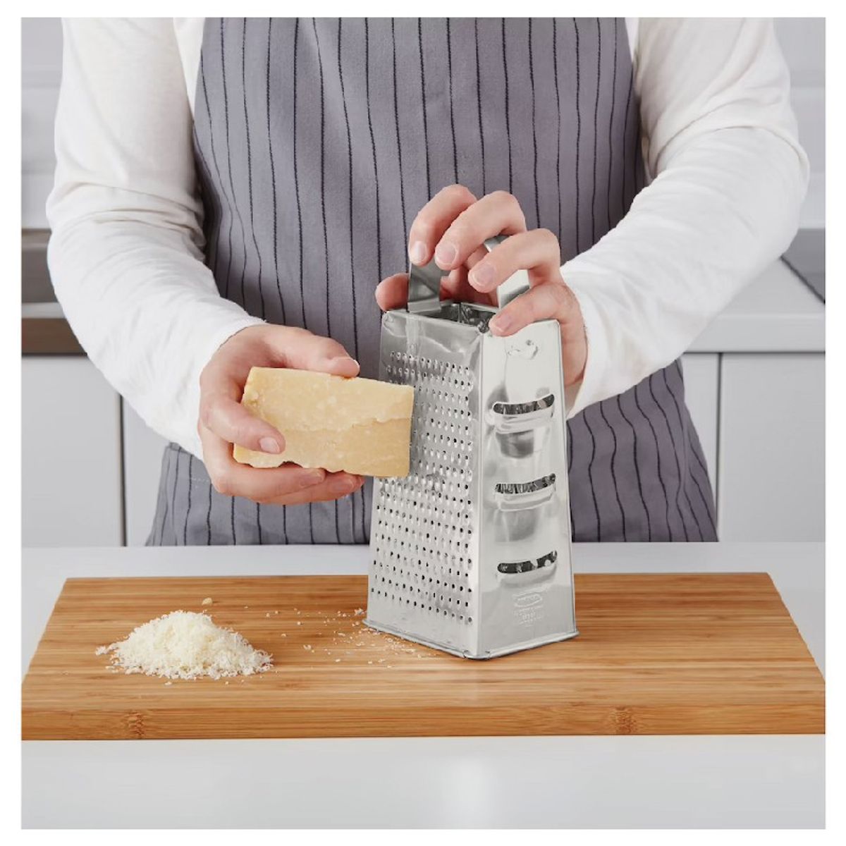 GENERICO - RALLADOR 4 CARAS ACERO INOXIDABLE