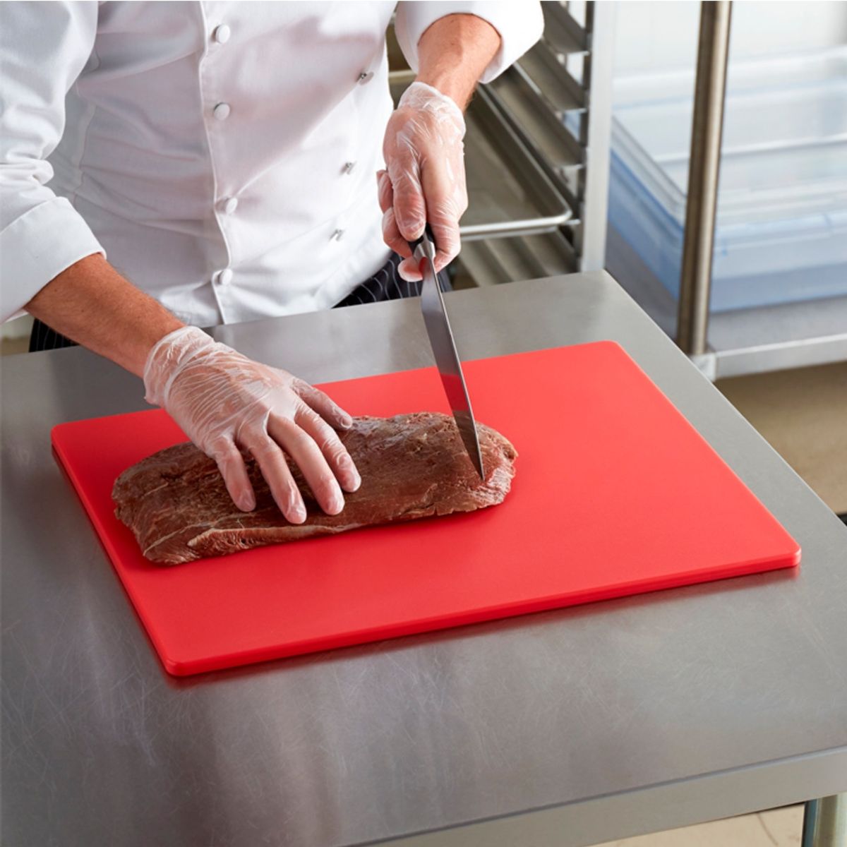 IMAHE - Tabla De Corte Roja 30 X 45 Cm COOK-IN