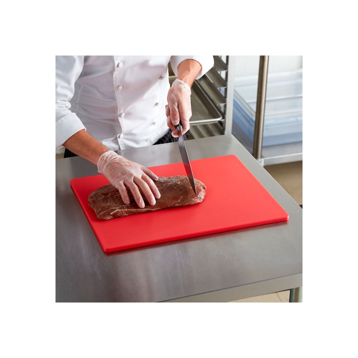 IMAHE - Tabla De Corte Roja 30 X 45 Cm COOK-IN