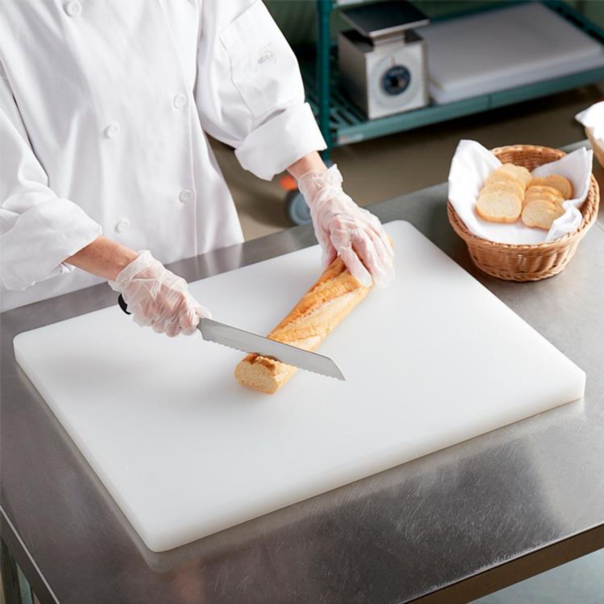IMAHE - Tabla De Corte Blanca 26.5 X 32.5 X 1Cm COOK-IN