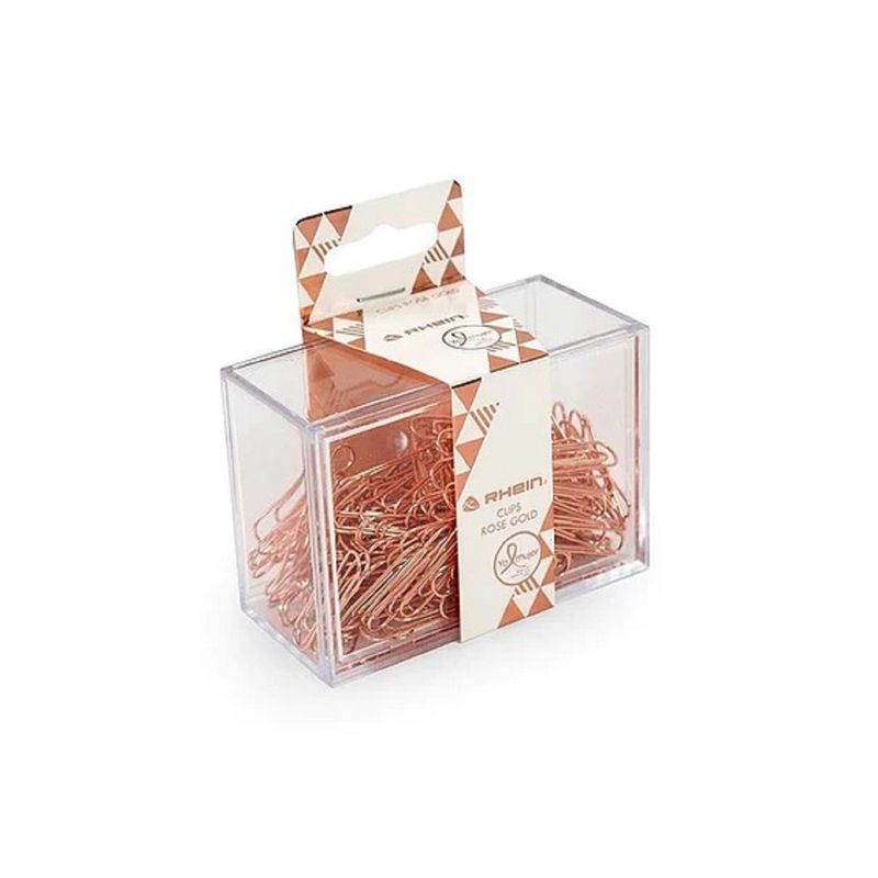 RHEIN - Caja acrílica clips Rose Gold 75gr