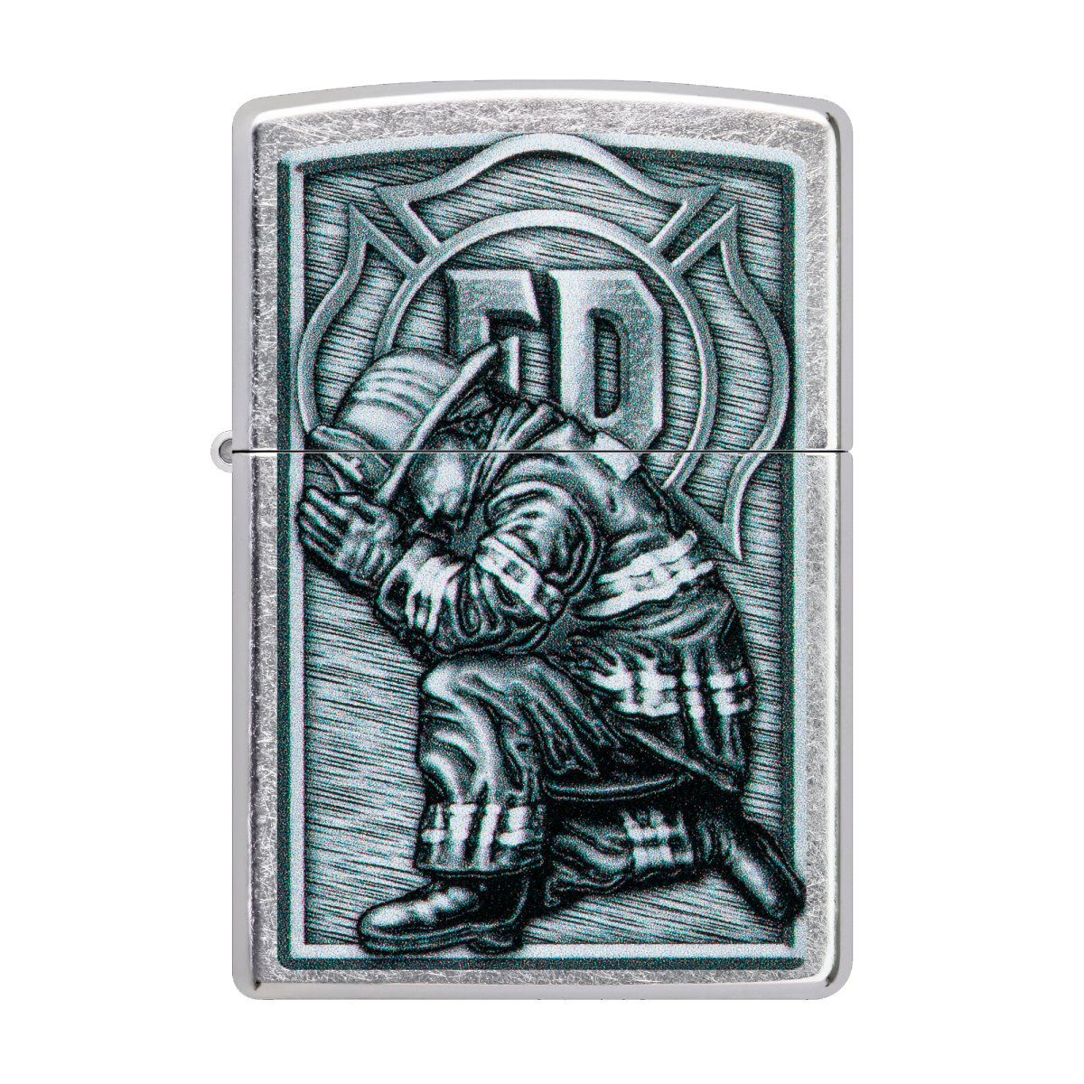 ZIPPO - Encendedor Zippo Firefighter Design Plateado ZP49785