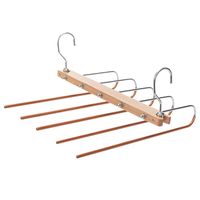 Colgador De Pantalones Ropa Ganchos 5 En 1 Antideslizante