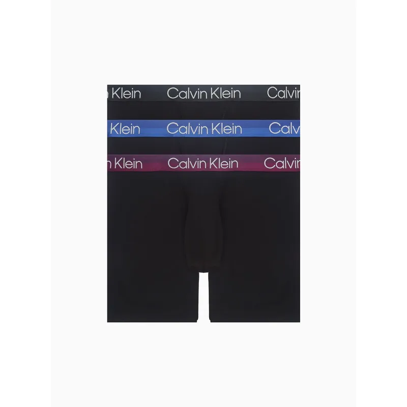 CALVIN KLEIN - Pack 3 Boxers Largos - Modern Structure Negro Calvin Klein