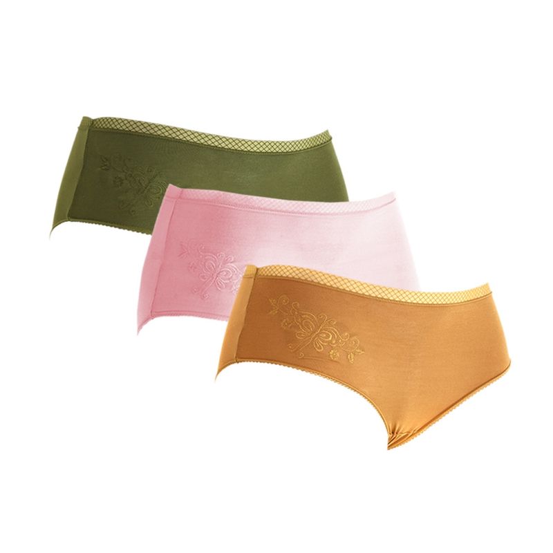 GIOVACCHINO - Pack de 3 Calzon Tiro Alto Bambú.
