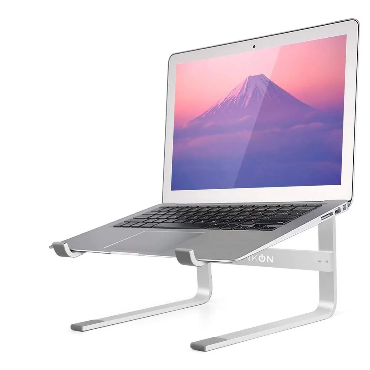 LINKON - Soporte Aluminio Notebook Mac Macbook 10-17 - Plateado - Talla única