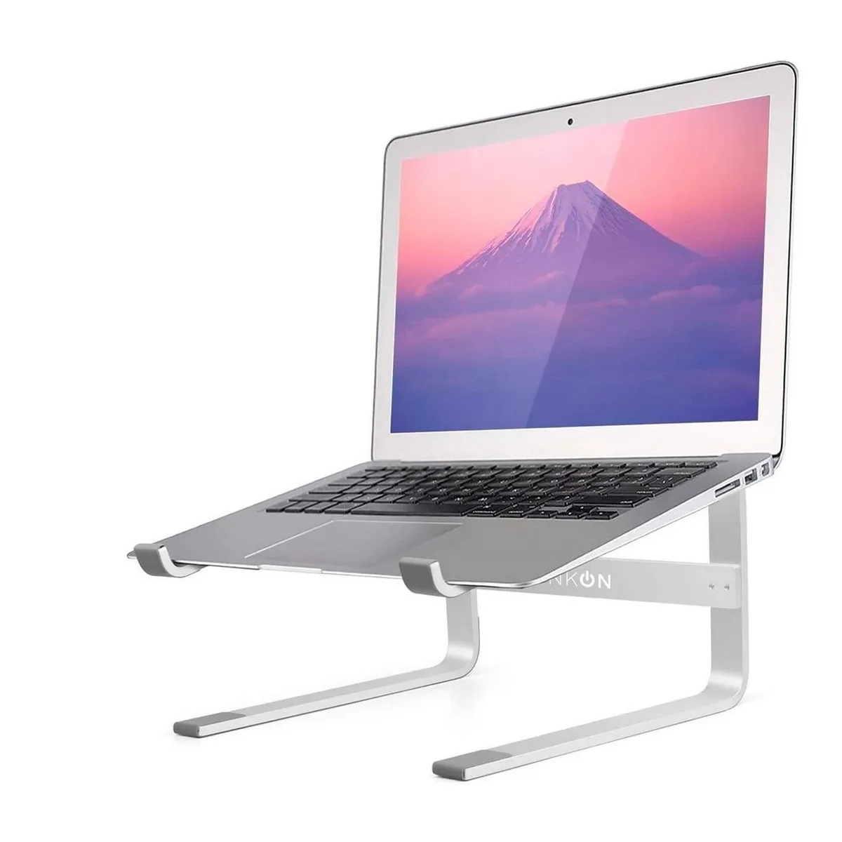 LINKON - Soporte Aluminio Notebook Mac Macbook 10-17 - Plateado - Talla única