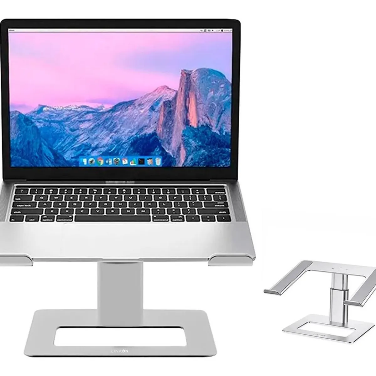 LINKON - Soporte Base Alzador Aluminio Para Notebook Macbook 11 A 17
