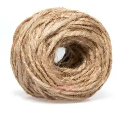 GENERICO - Hilo De Cañamo De Yute (30 Mts 1,5 Mm) biodegradable