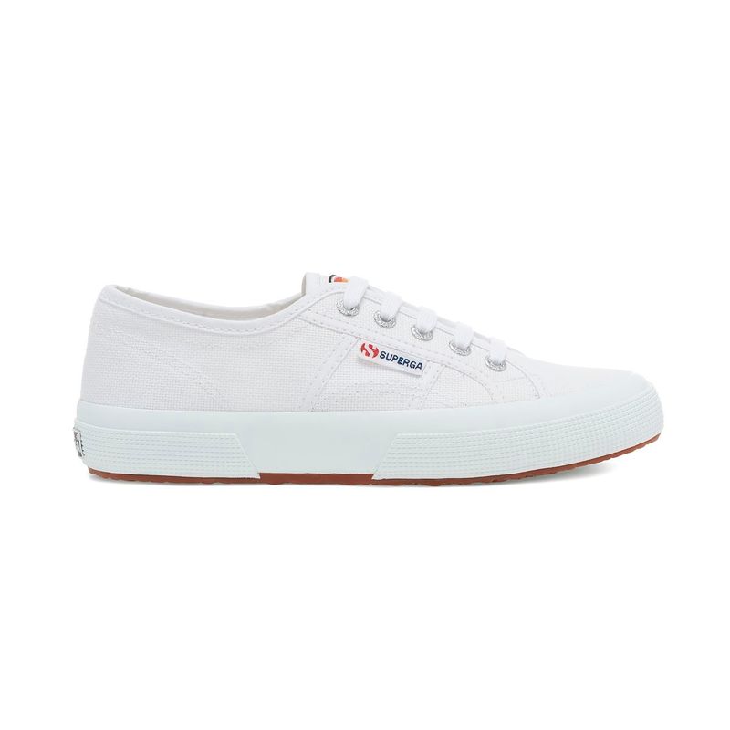 SUPERGA - Zapatilla 2750 Heart Heel Pattern White Multi - Blanco