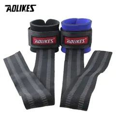 AOLIKES - Correas De Levantamiento Pesas Muñeca Vendas Straps Crossfit