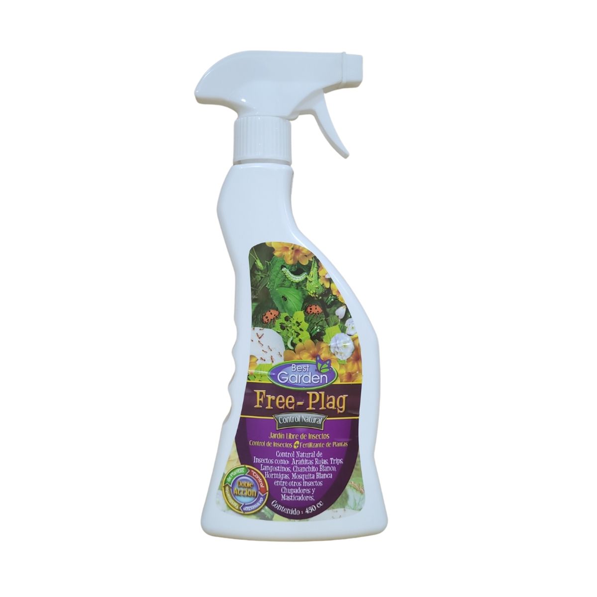 BEST GARDEN - Control Natural Free-plag  control y fertilizante 450cc
