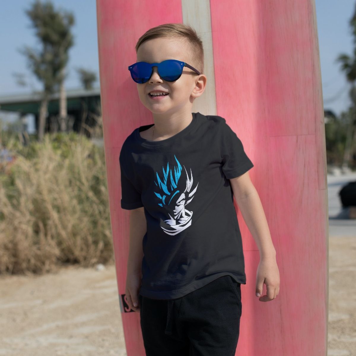 GENERICO - Polera Estampada Dragon Ball Ultra Instinto Goku Estampada Unisex 1