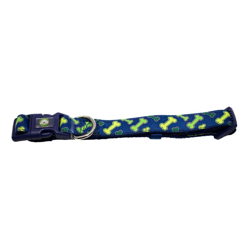 MASCAN - Collar Huesos Perro S Azul Mascan