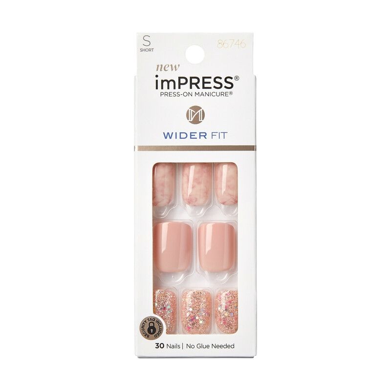 KISS BY IMSIBEAUTY - UÑAS IMPRESS WIDER FIT - JUST A DREAM