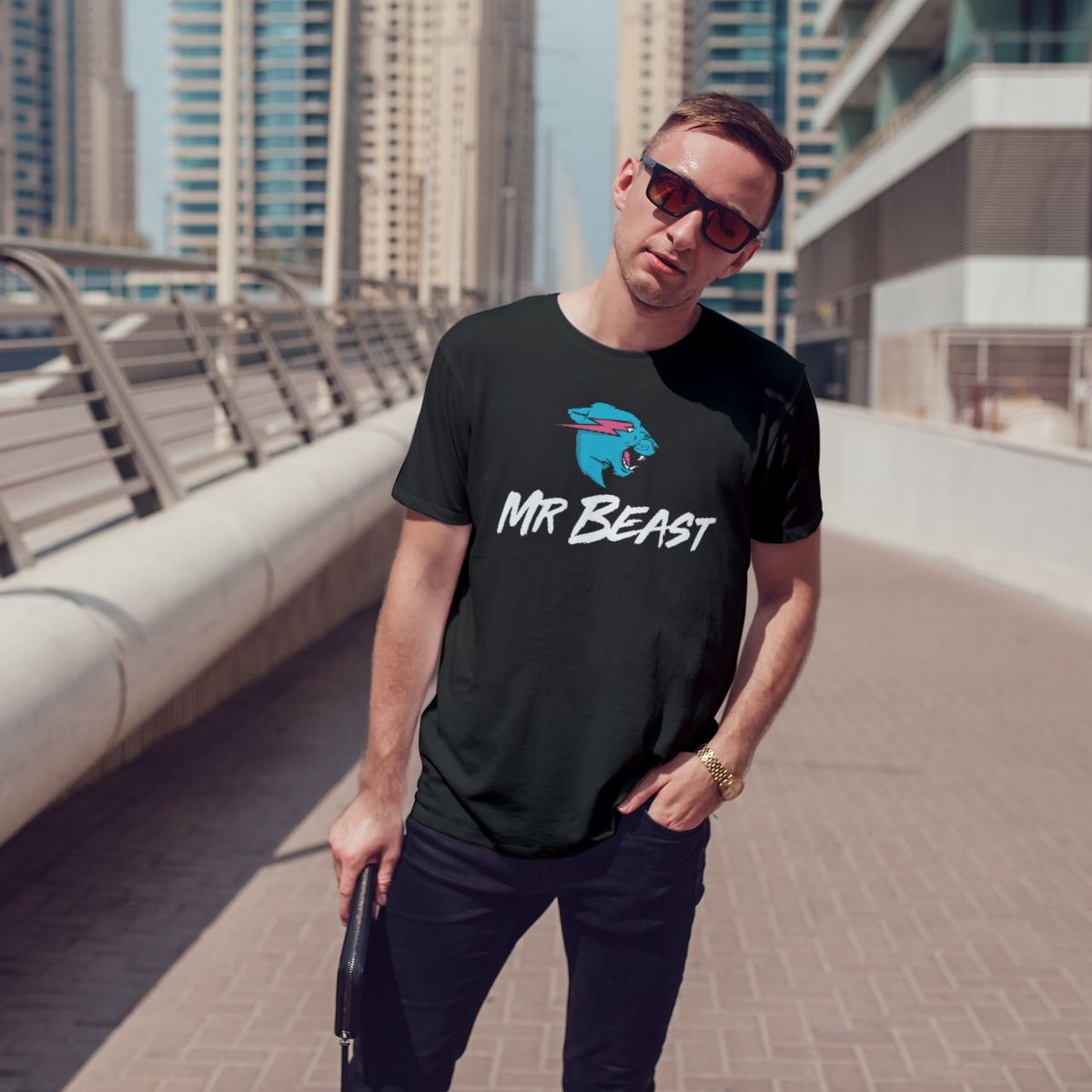 GENERICO - Polera Mr Beast Youtuber Niños Y Adultos Unisex Estampada 1