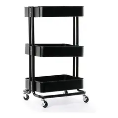 GENERICO - Carrito Almacenamiento Organizador 3 Niveles Con Ruedas 82423