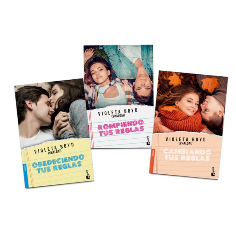 BOOKET - Pack Violeta Boyd Obedeciendo tus regl, Rompiendo tus regl, Cambiando tus regl