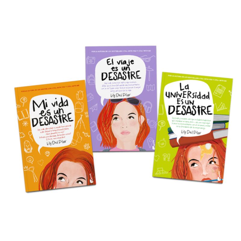 BOOKET - Pack Lily del Pilar (La universidad es un desastre + Mi vida es un desastre +  )