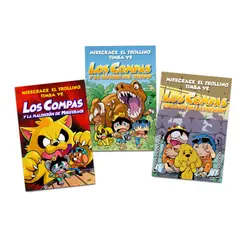 EDICIONES MARTINEZ ROCA - Pack Los Compas 3 tomos Maldición Mikecrack-Cámara de tiempo-Escapan Prisión