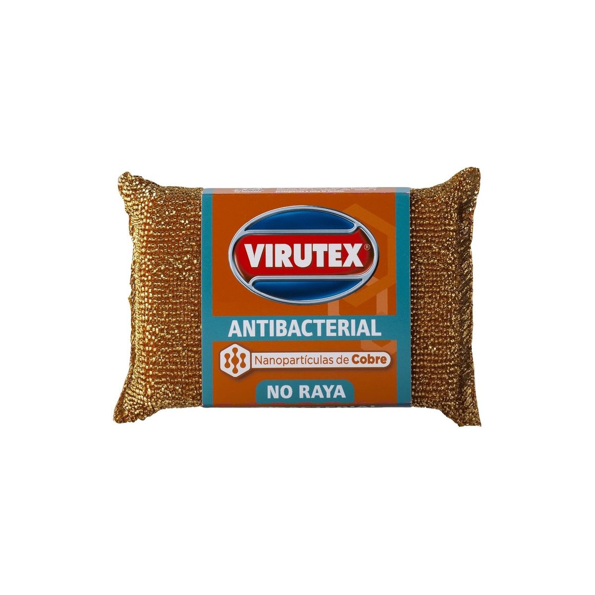 VIRUTEX - Esponja Antibacterial Cobre Virutex 1 Un VIRUTEX