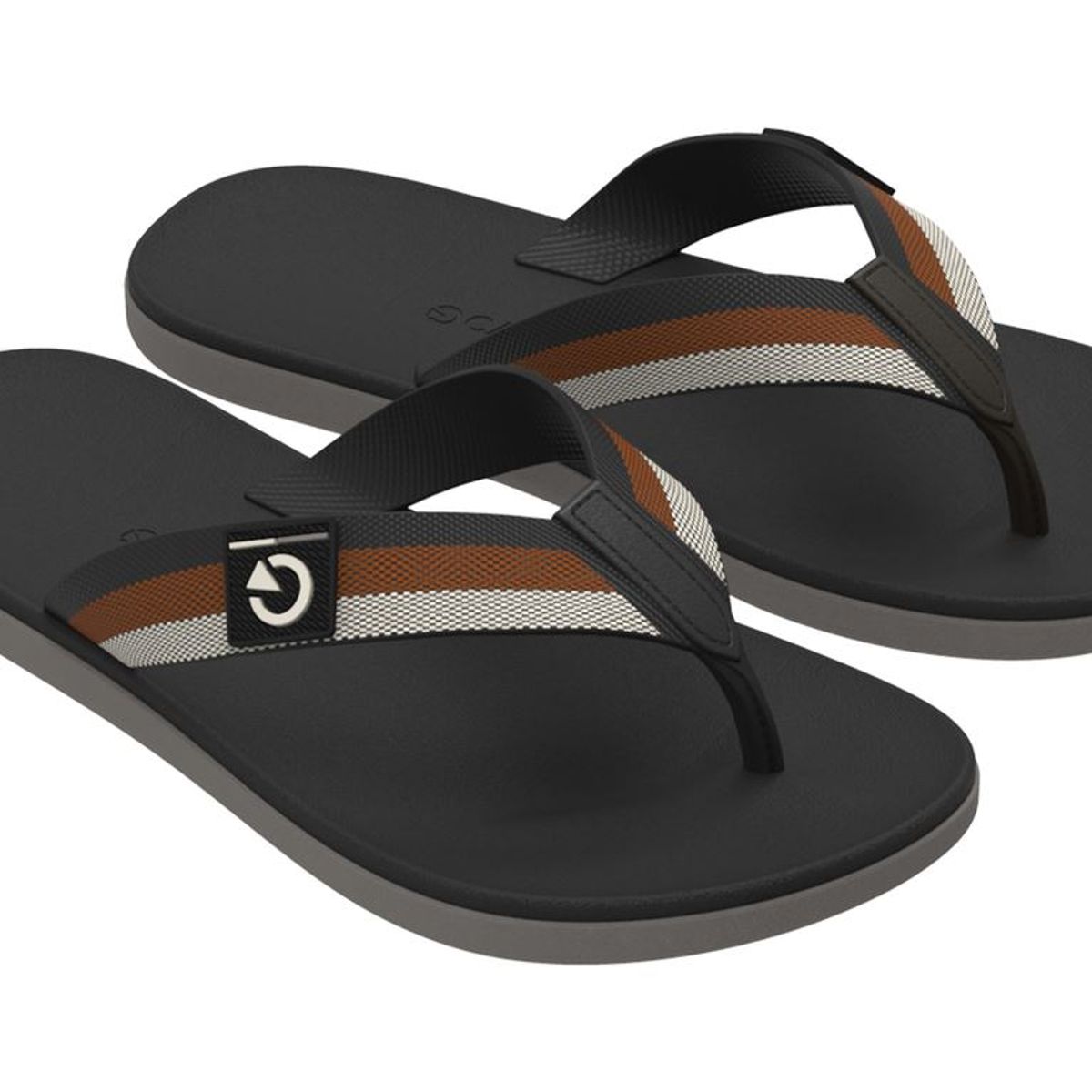 CARTAGO - Sandalia Hombre Negro Dublin 062 Cartago