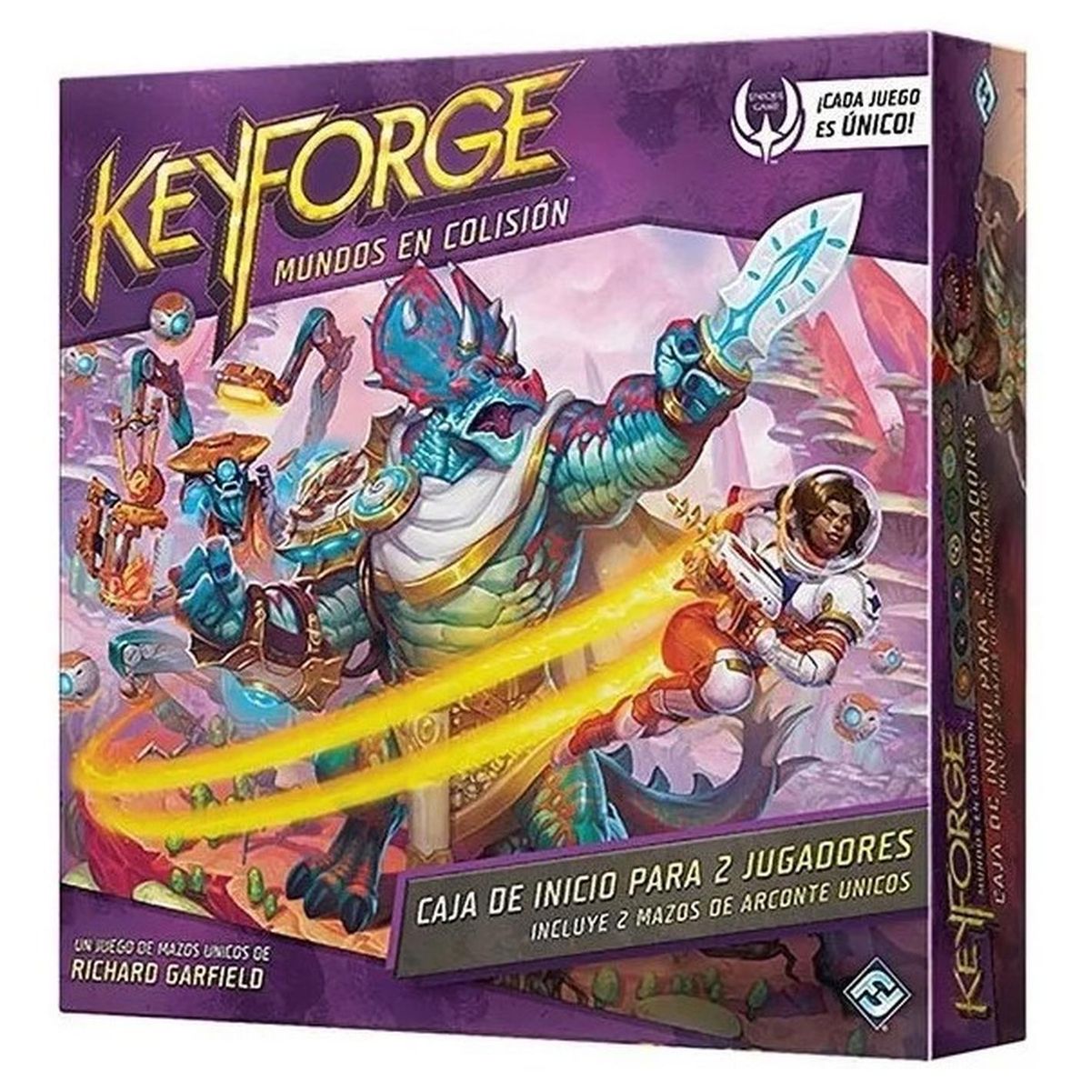 FANTASY FLIGHT GAMES - Mundos En Colisión Caja De Inicio Para 2 Jugadores Keyforge