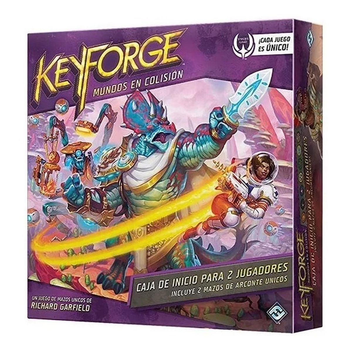 FANTASY FLIGHT GAMES - Mundos En Colisión Caja De Inicio Para 2 Jugadores Keyforge
