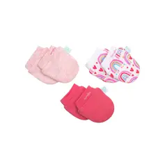 BAMBINO - Set 3 Piezas Mitones Creations Arcoiris Fucsia