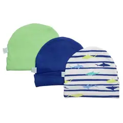 BAMBINO - Set De Gorritos Shark Lineas