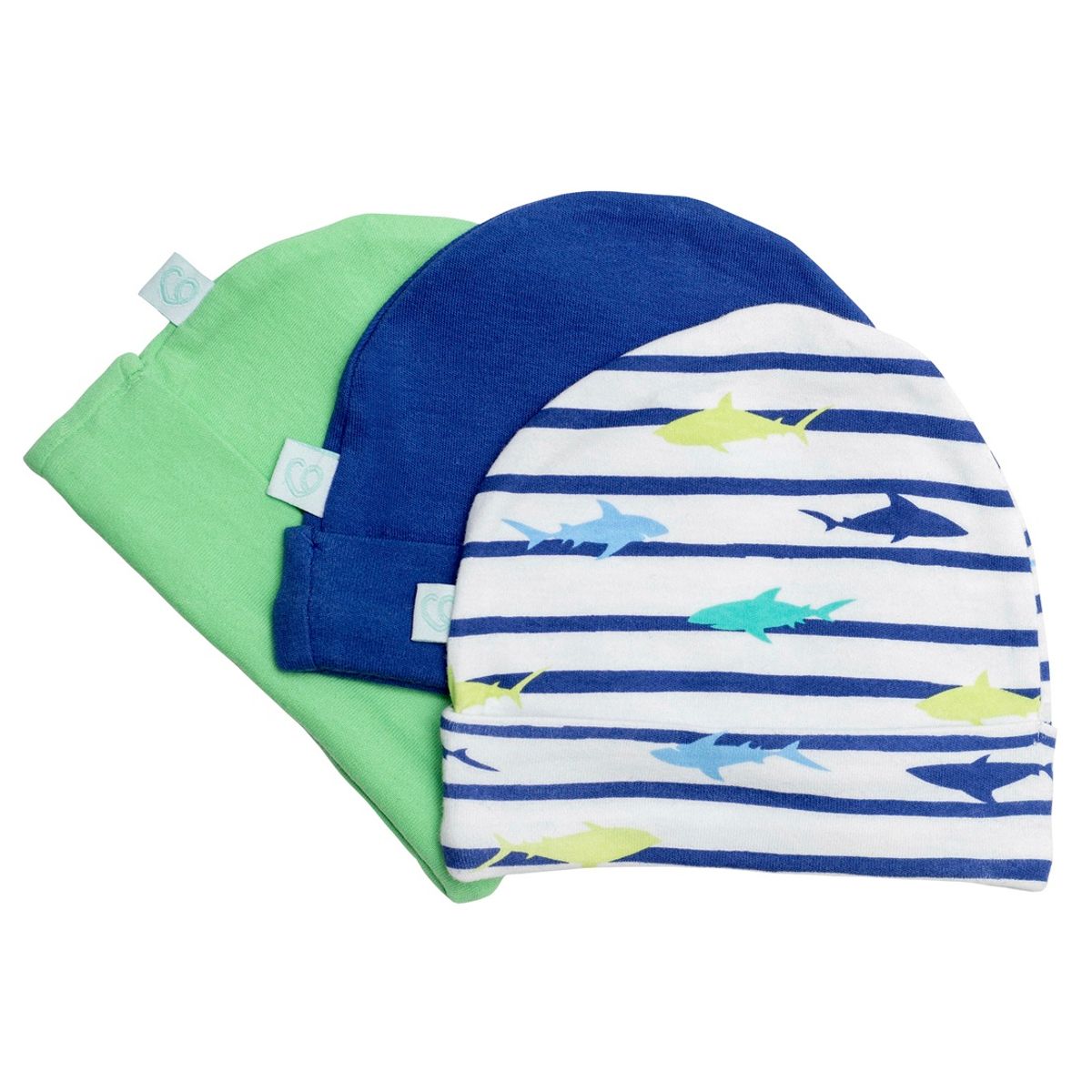 BAMBINO - Set De Gorritos Shark Lineas