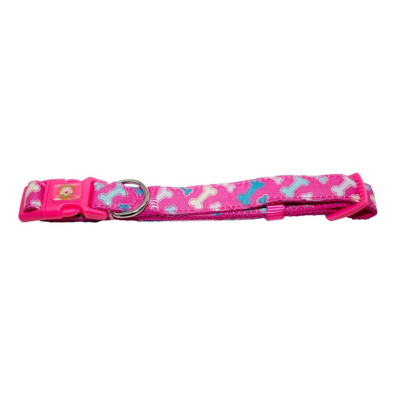 MASCAN - Collar Huesos Perro L Fucsia Mascan