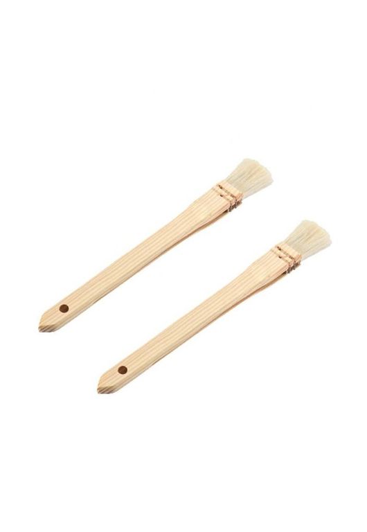 SET DE BROCHAS MANGO MADERA 23cm
