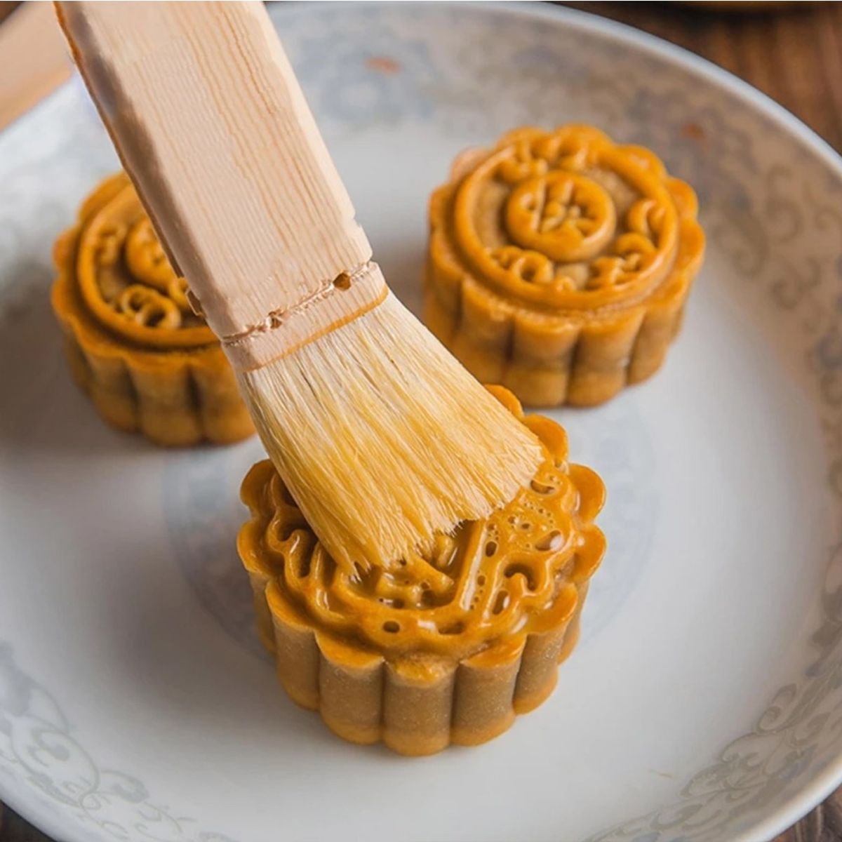 IMAHE - SET DE BROCHAS MANGO MADERA 23cm IMAHE